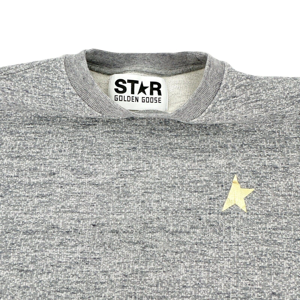 GOLDEN GOOSE Athena Star Sweatshirt in Grey XS - flyKAMP