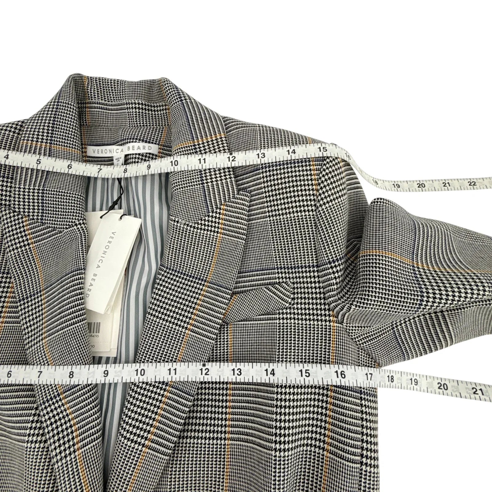 VERONICA BEARD Joshua Dickey Jacket White Multi 2|XS - flyKAMP
