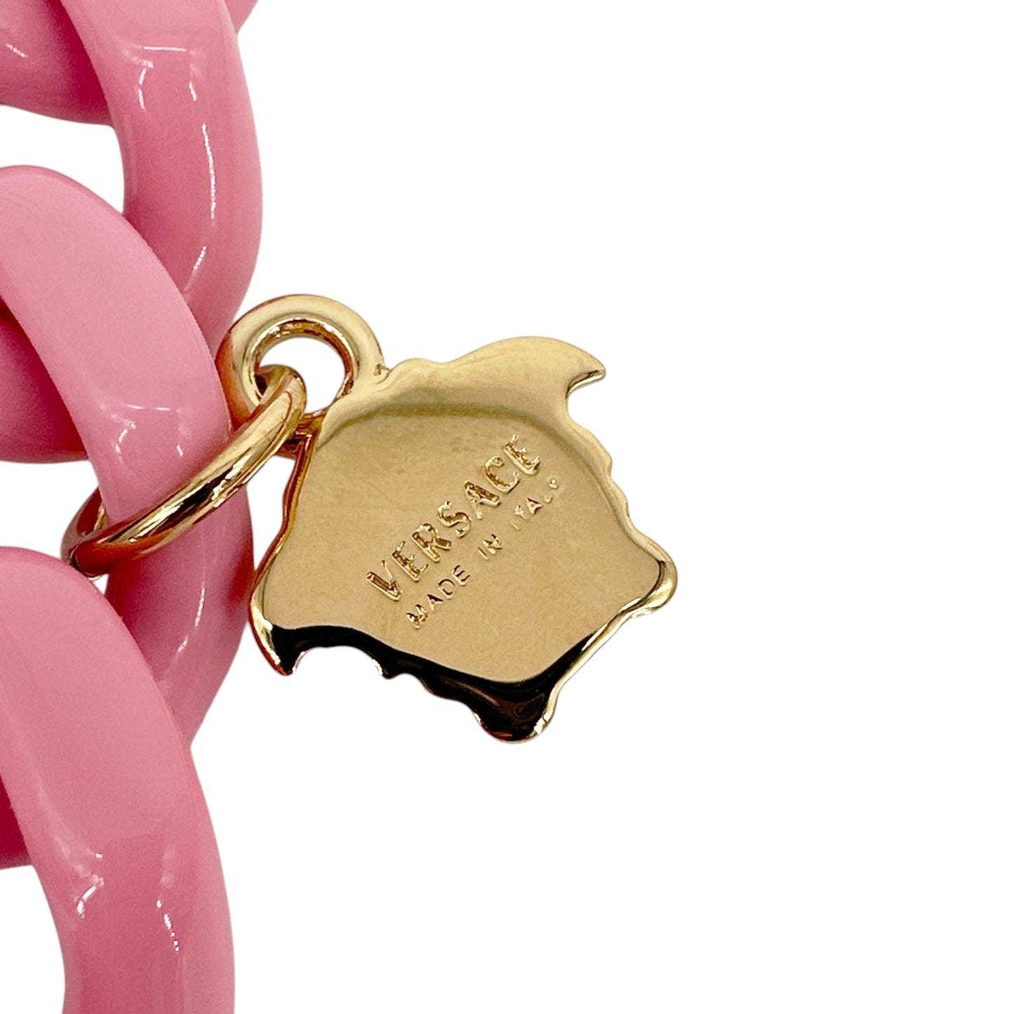 VERSACE La Medusa Chain Shoulder Strap || Baby Pink