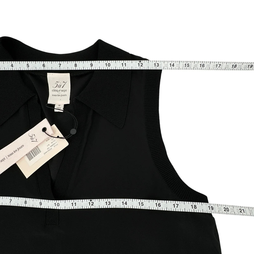 CINQ A SEPT Lysandra Silk Top M - flyKAMP