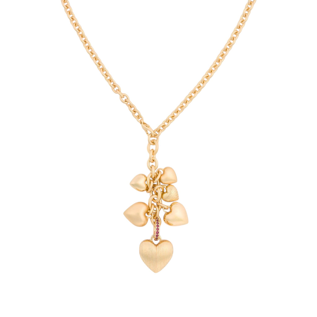 ROXANNE ASSOULIN The Family of Hearts Pendant Necklace Roxanne Assoulin