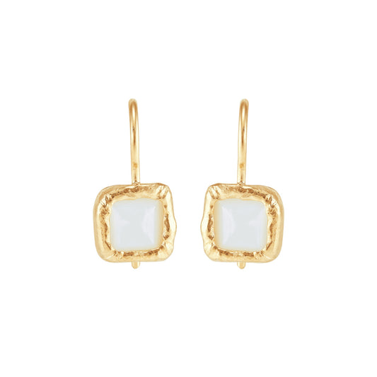 SILPADA Mediterra Glow Drop Earrings in 14K Gold-Plated Sterling Silver
