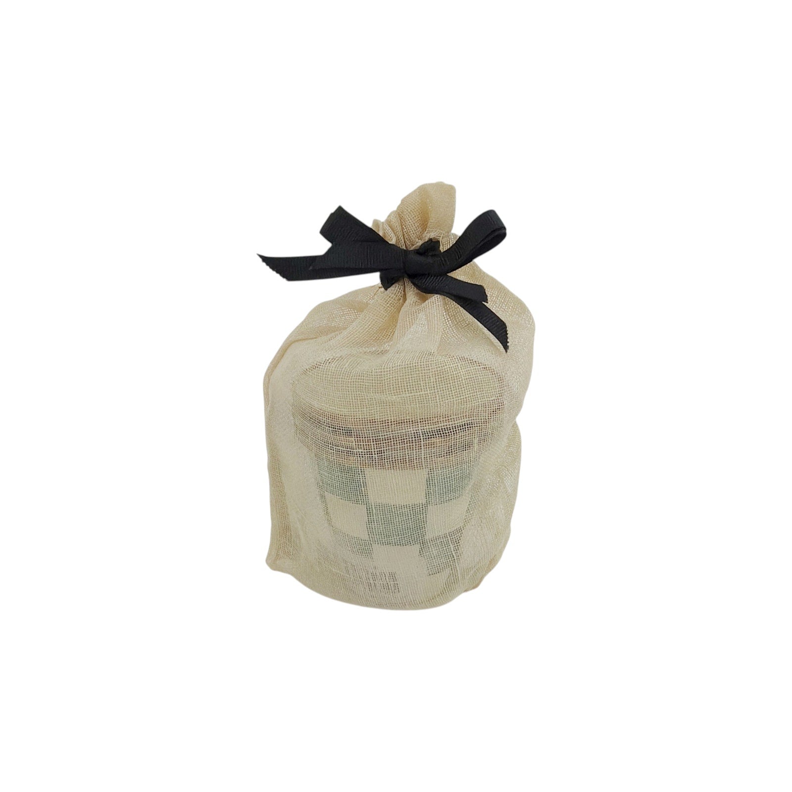 MACKENZIE-CHILDS Herb Pots in Emerald Check Set of 3 Mackenzie-Childs