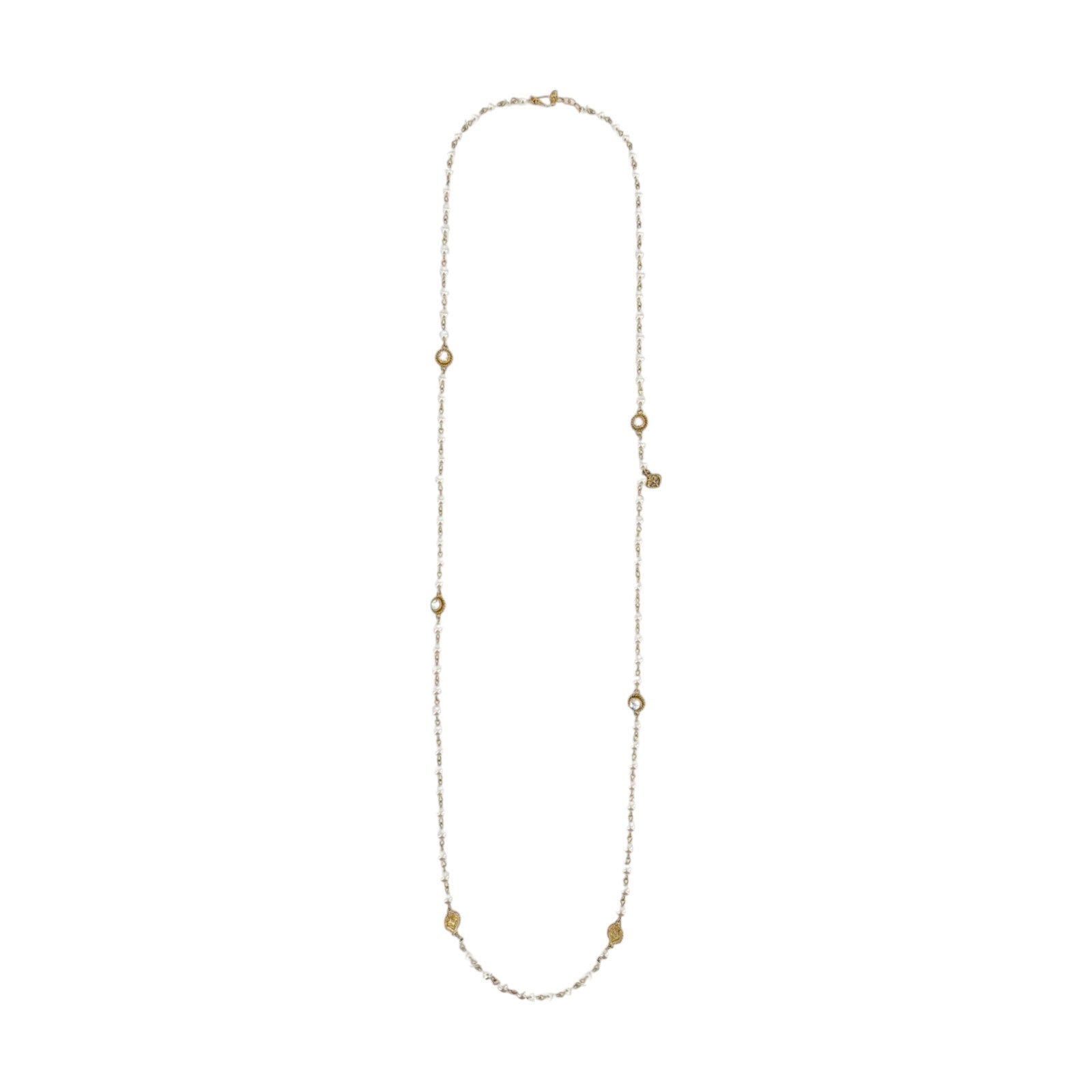 VIRGINS SAINTS & ANGELS VSA Wrap 6mm Pearl Cream & Gold Virgins Saints & Angels