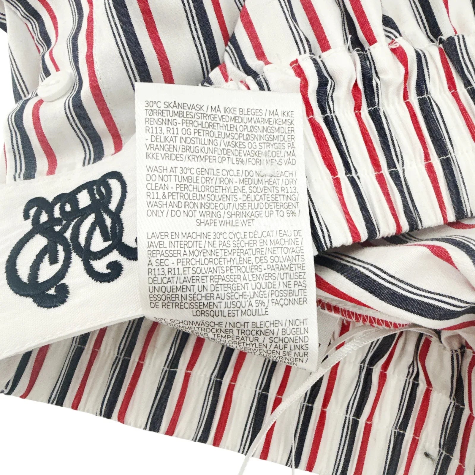 BAUM UND PFERDGARTEN Natie Shorts Haute Red Stripe FR34|US2|XS - flyKAMP