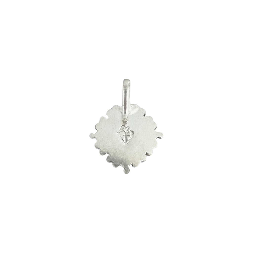 VIRGINS SAINTS & ANGELS VSA Petite Cloister San Benito Medallion in Silver Virgins Saints & Angels