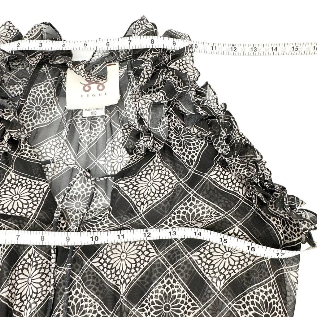 FIGUE Gabriella Silk Dress XS - flyKAMP