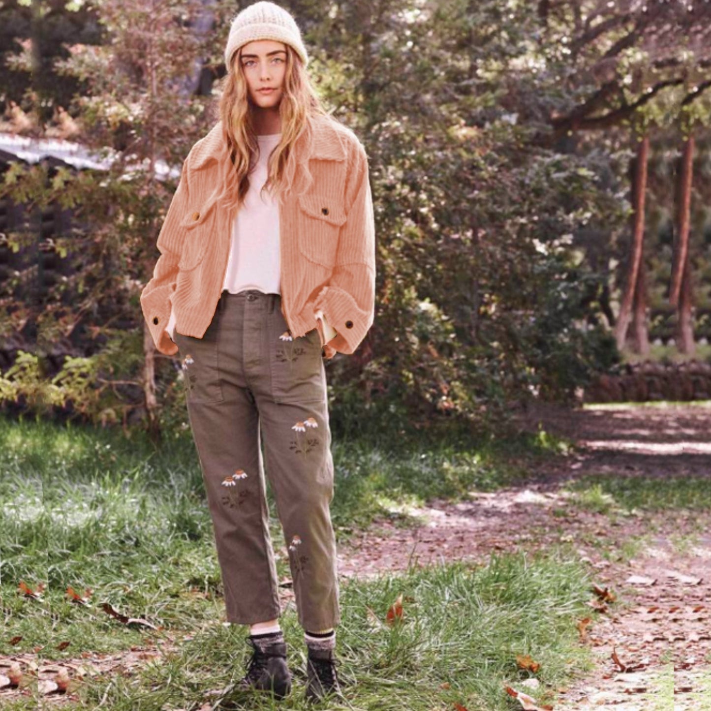 The GREAT. The Boxy Zip Jacket in Blush 0|XS