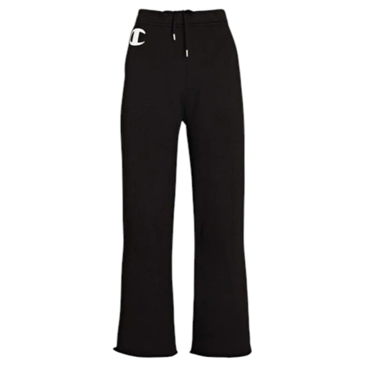 NILI LOTAN x Champion Wide Leg Sweatpant in Jet Black S