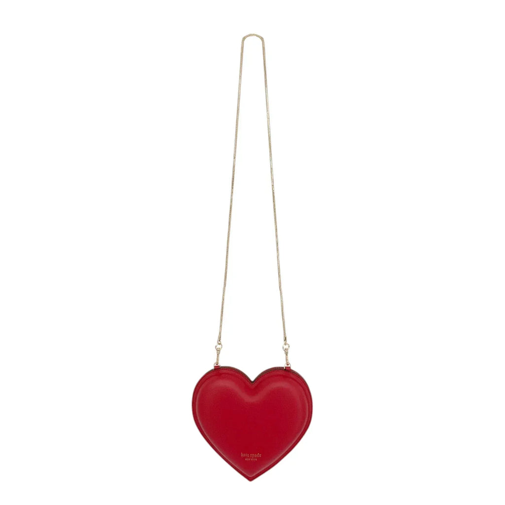 KATE SPADE New York 3D Heart Crossbody Bag+Logo Webbing Bag Strap - flyKAMP