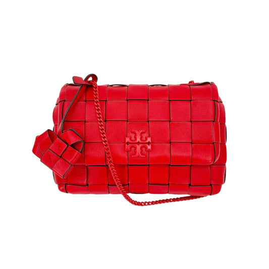 TORY BURCH Kira Heart Woven Mini Bag