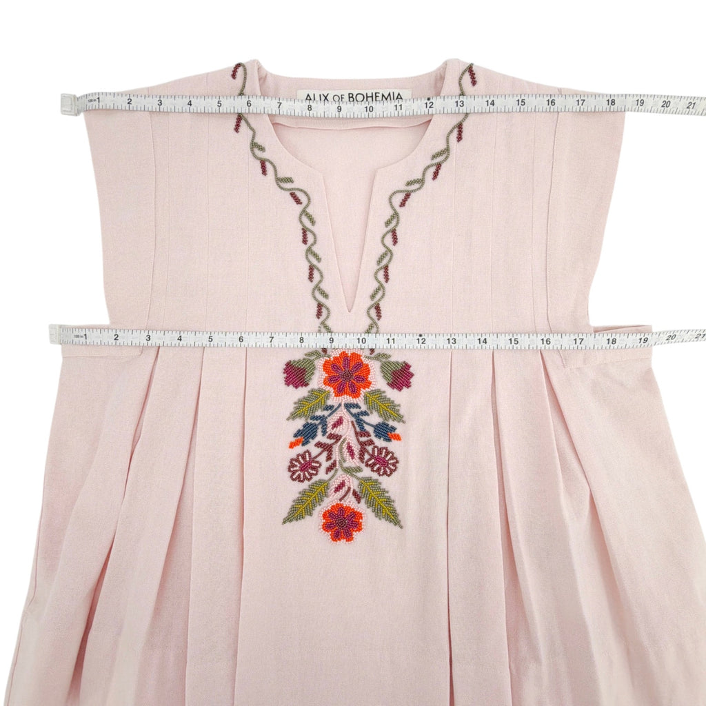 ALIX of BOHEMIA Nadine Heirloom Flora Top in Light Pink S Alix of Bohemia