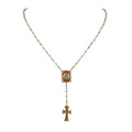 VIRGINS SAINTS & ANGELS VSA Retablo Guadalupe Rosary Necklace - flyKAMP