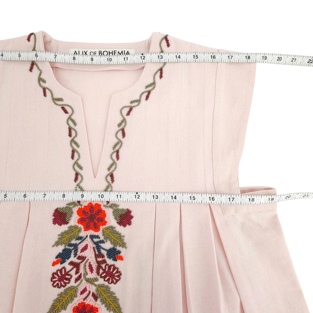 ALIX of BOHEMIA Nadine Heirloom Flora Top in Light Pink S Alix of Bohemia