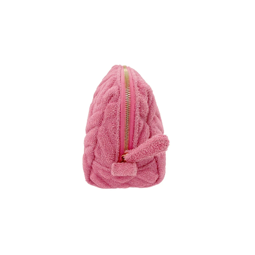 FENDI FF 1974 Cosmetic Pouch Zucca Embossed Terry Cloth - flyKAMP