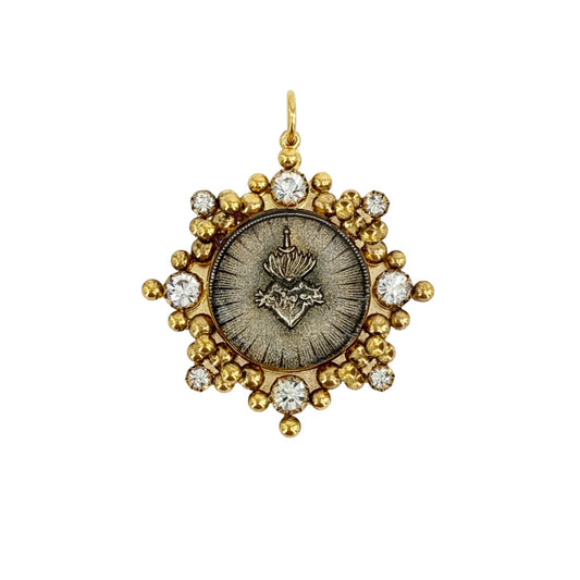 VIRGINS SAINTS & ANGELS VSA Cloister Sacred Heart Charm