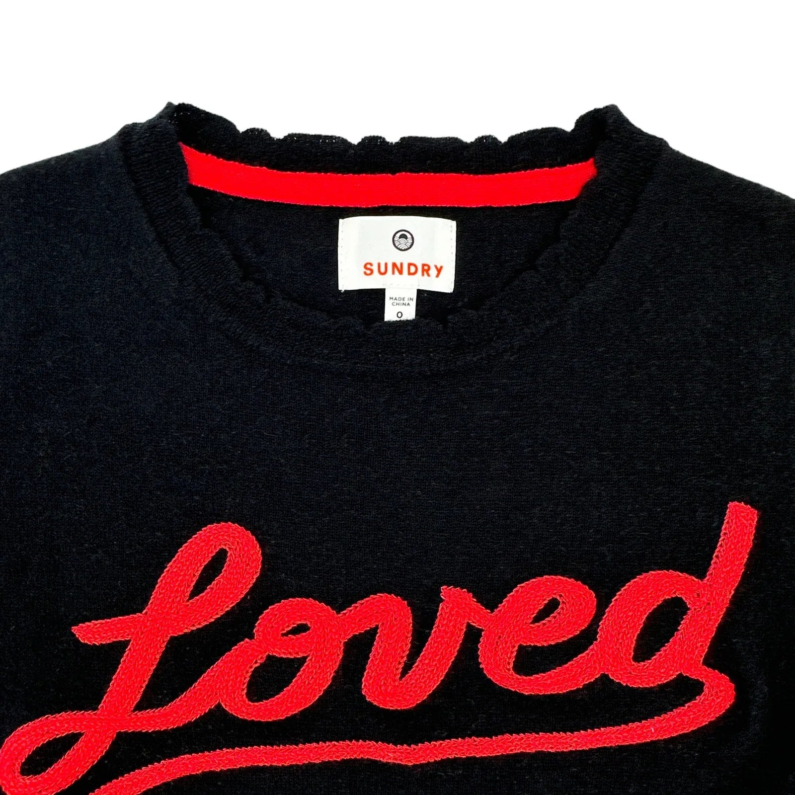 SUNDRY Loved Cashmere Blend Crew Neck Sweater XS - flyKAMP