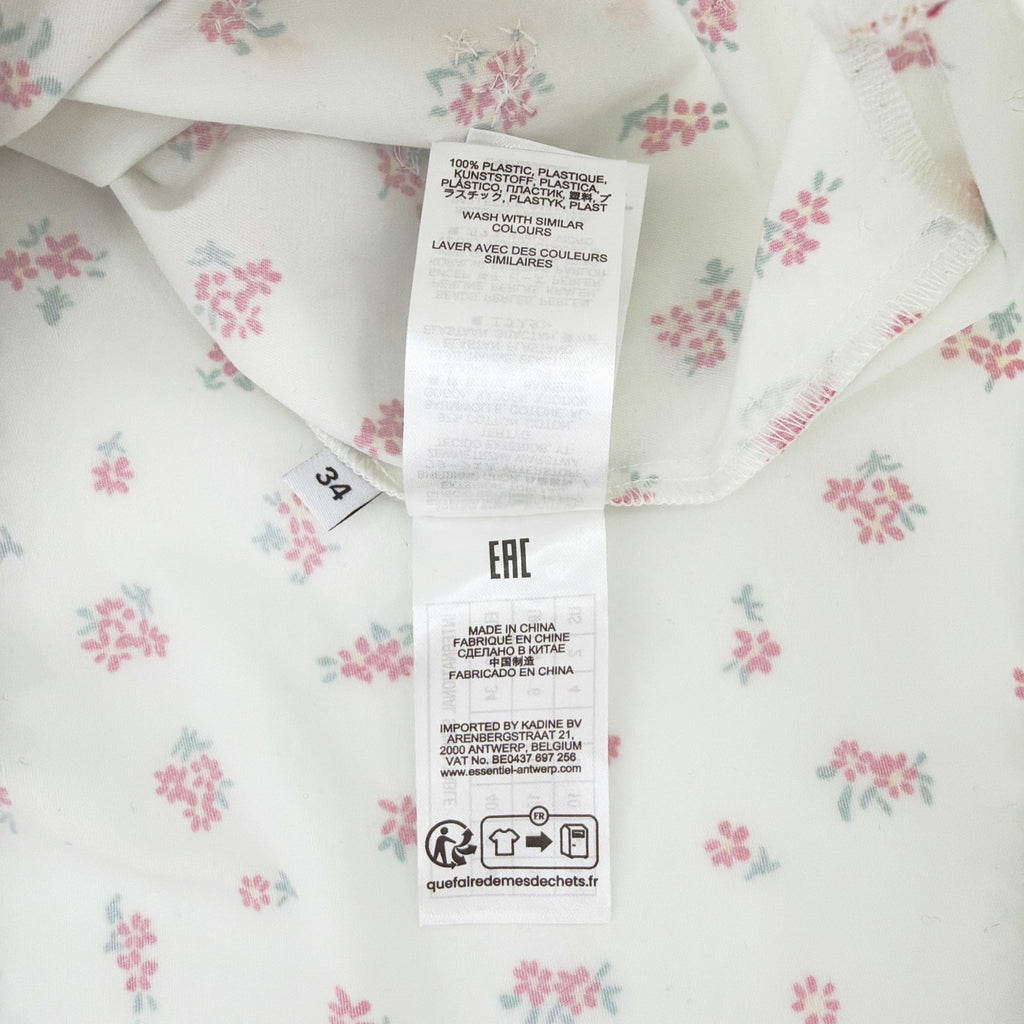 ESSENTIEL ANTWERP Ililly Floral Print Oversized Shirt XS Essentiel Antwerp