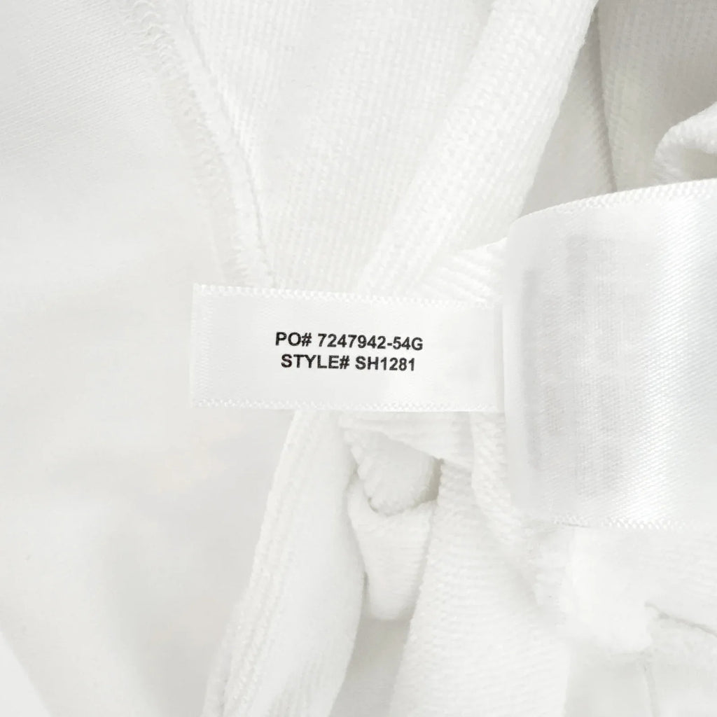 LACOSTE Classic Fit Crewneck Sweatshirt in White S - flyKAMP