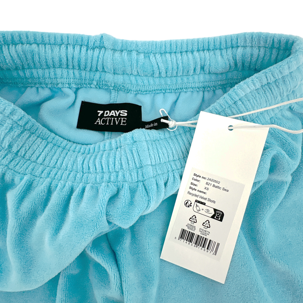 7 DAYS ACTIVE Recycled Velvet Shorts XS 7 Days Active