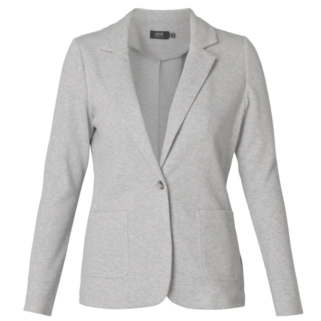 YEST Sweatshirt Blazer in Light Grey 2 - flyKAMP
