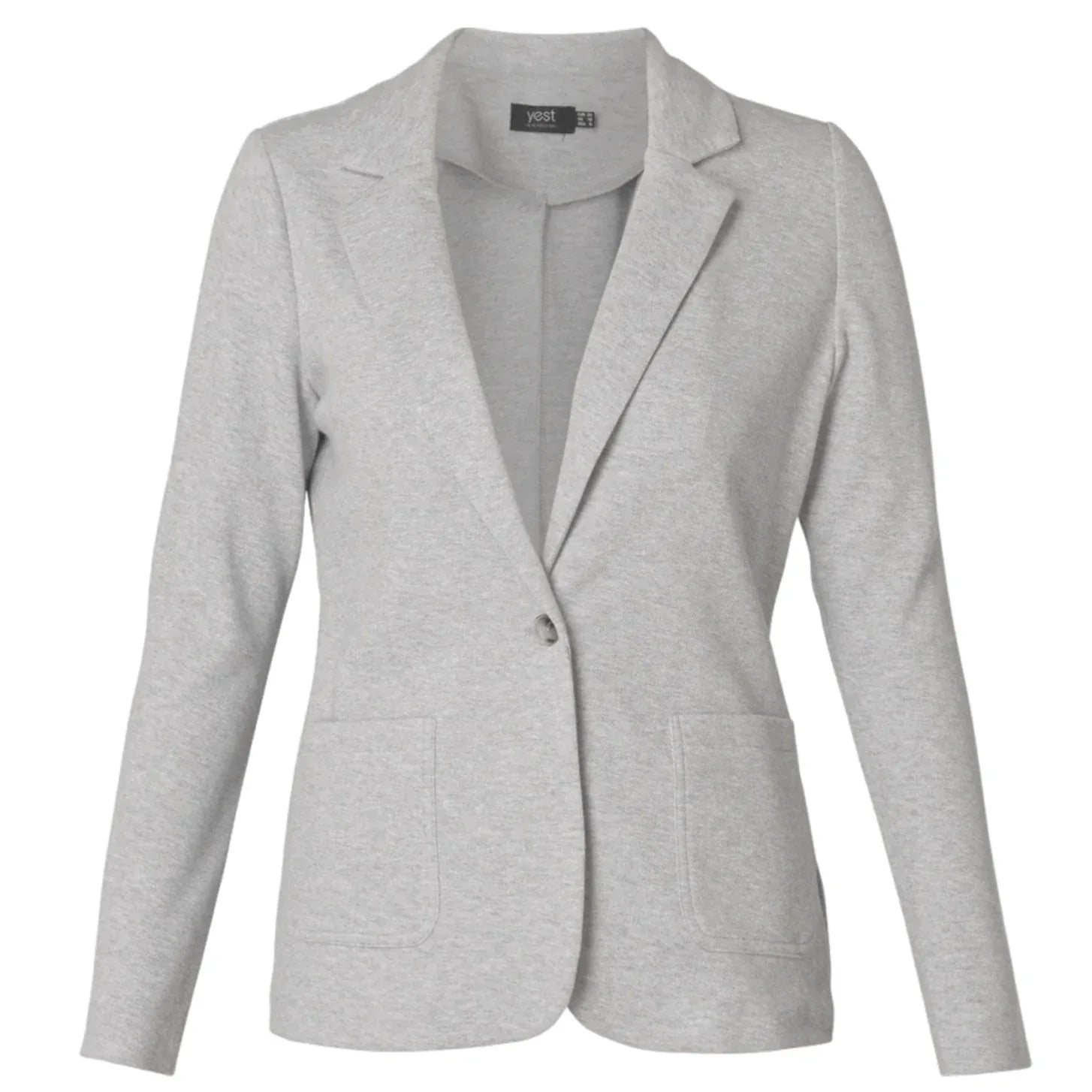 YEST Sweatshirt Blazer in Light Grey 2 - flyKAMP