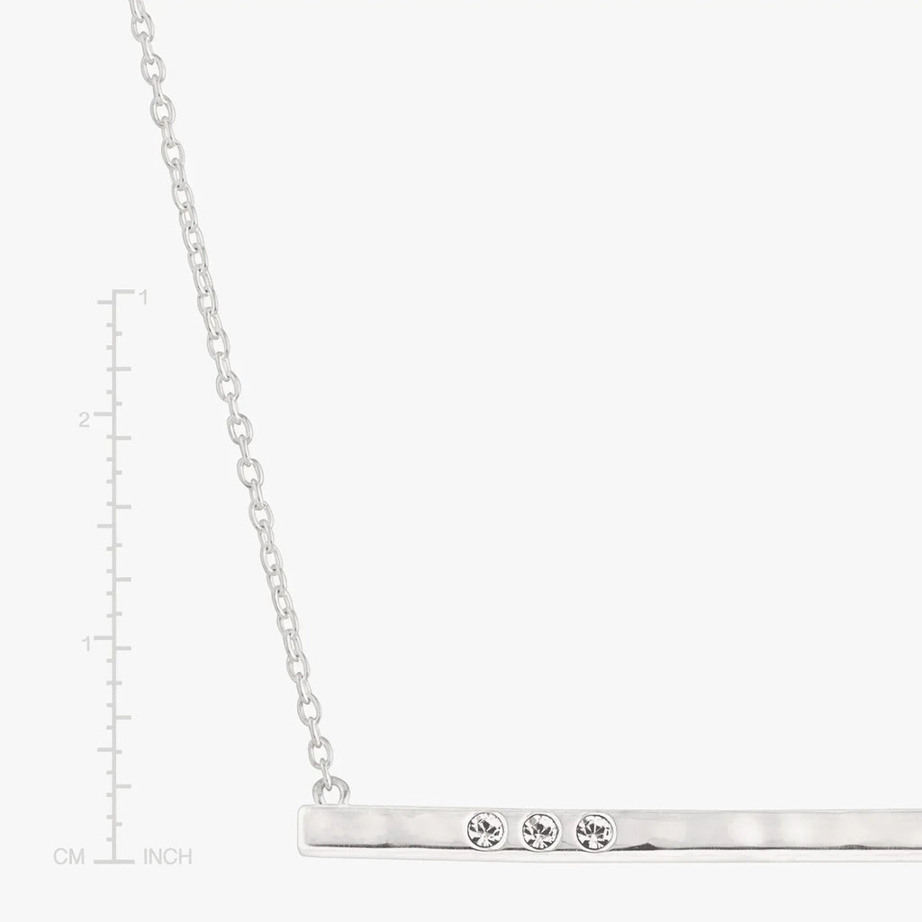 SILPADA Dotted Line Pendant Necklace in Sterling Silver - flyKAMP