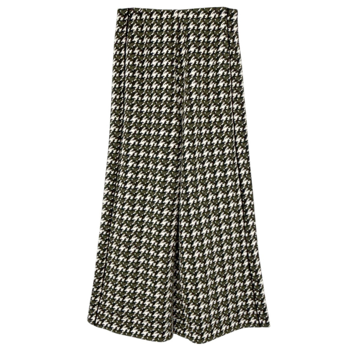 ME+EM Houndstooth Wide Leg Crop Pant Jacquard Ponte Jersey Tailoring 2|XS