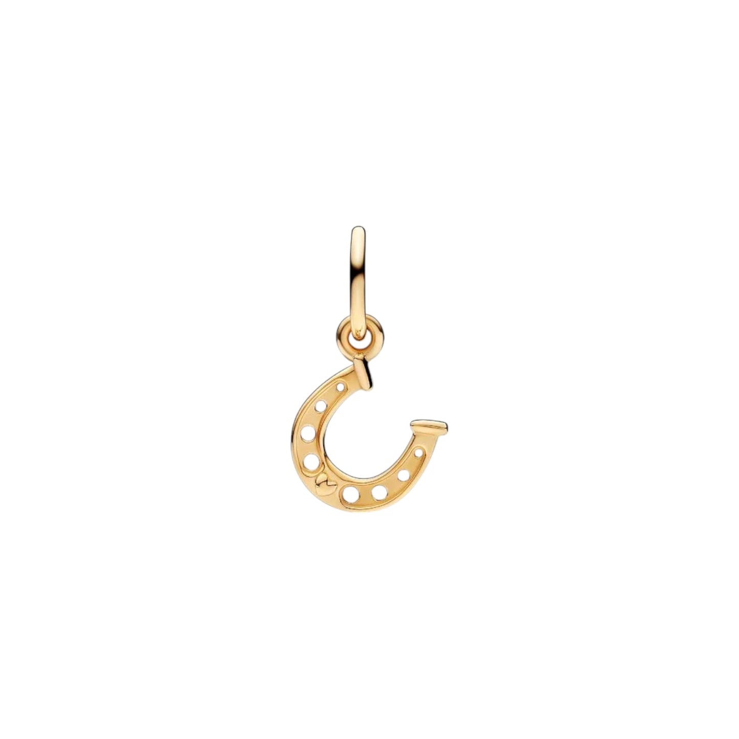 PANDORA Lucky Horseshoe Dangle Charm in Gold