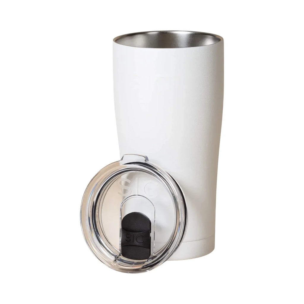 SIC Seriously Ice Cold 20 oz Tumbler in Gloss White - flyKAMP