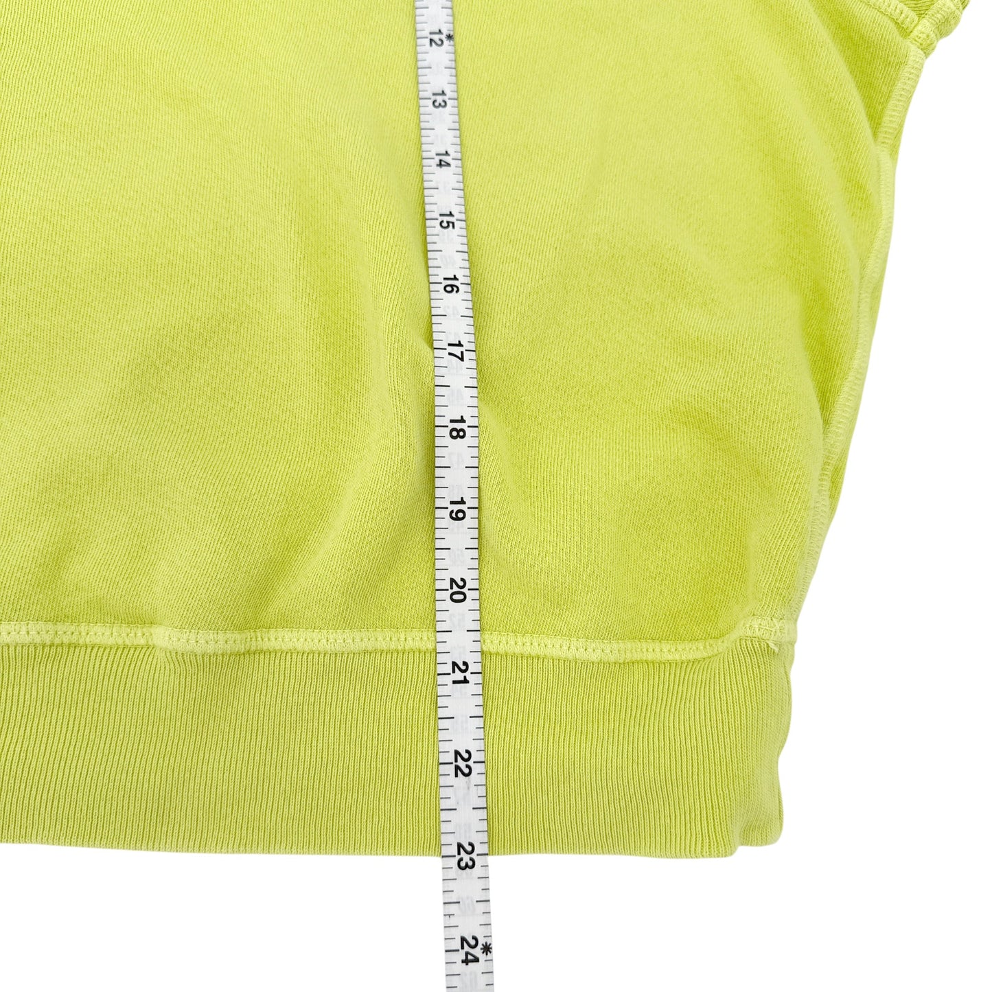 THE GREAT. The Wedge Sweatshirt in Limezest 0|XS
