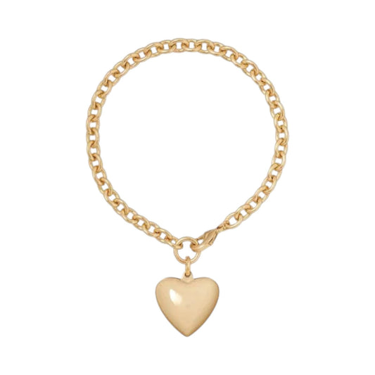 ROXANNE ASSOULIN The Mini Happy Heart Bracelet in Gold