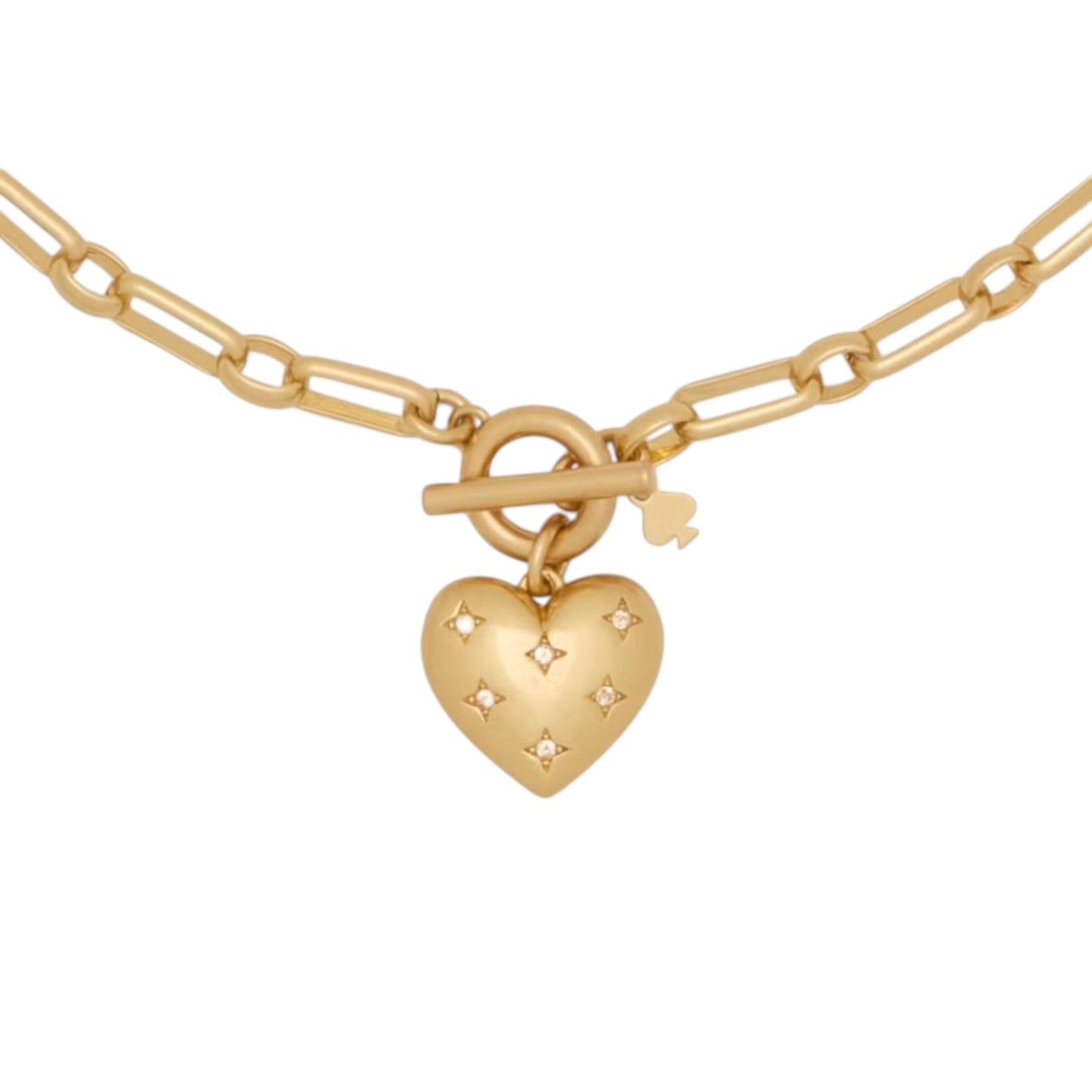 KATE SPADE New York My Precious Heart Toggle Necklace