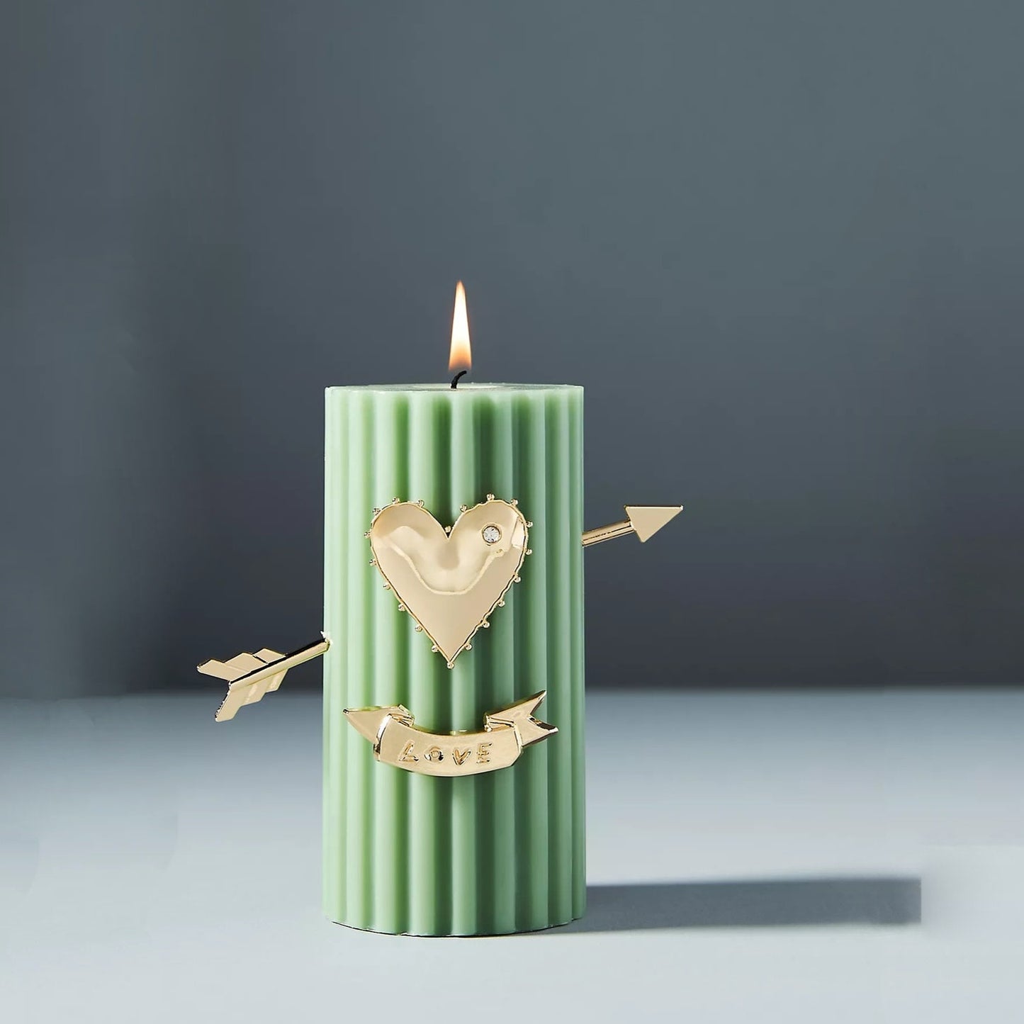 ANTHROPOLOGIE Heart Candle Charm