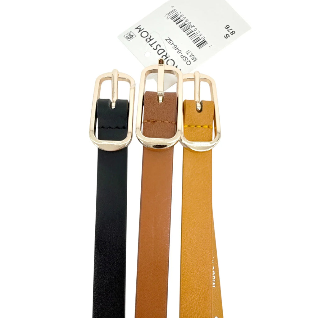 LINEA PELLE 3-for-1 Perforated Belt Set - flyKAMP