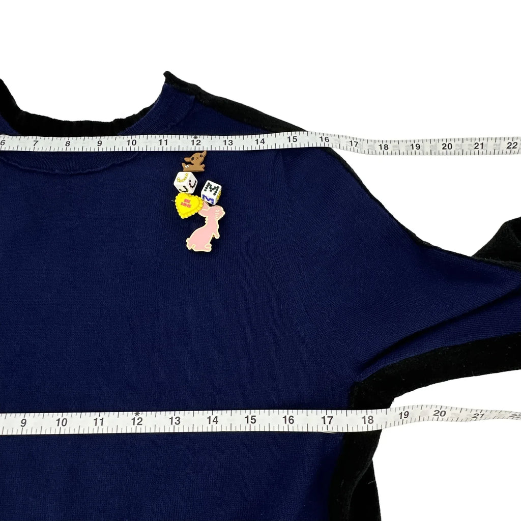 MARC JACOBS The DIY Wool Sweater in Navy S - flyKAMP