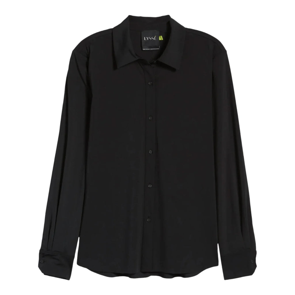 LYSSE Connie Button Down Black S - flyKAMP