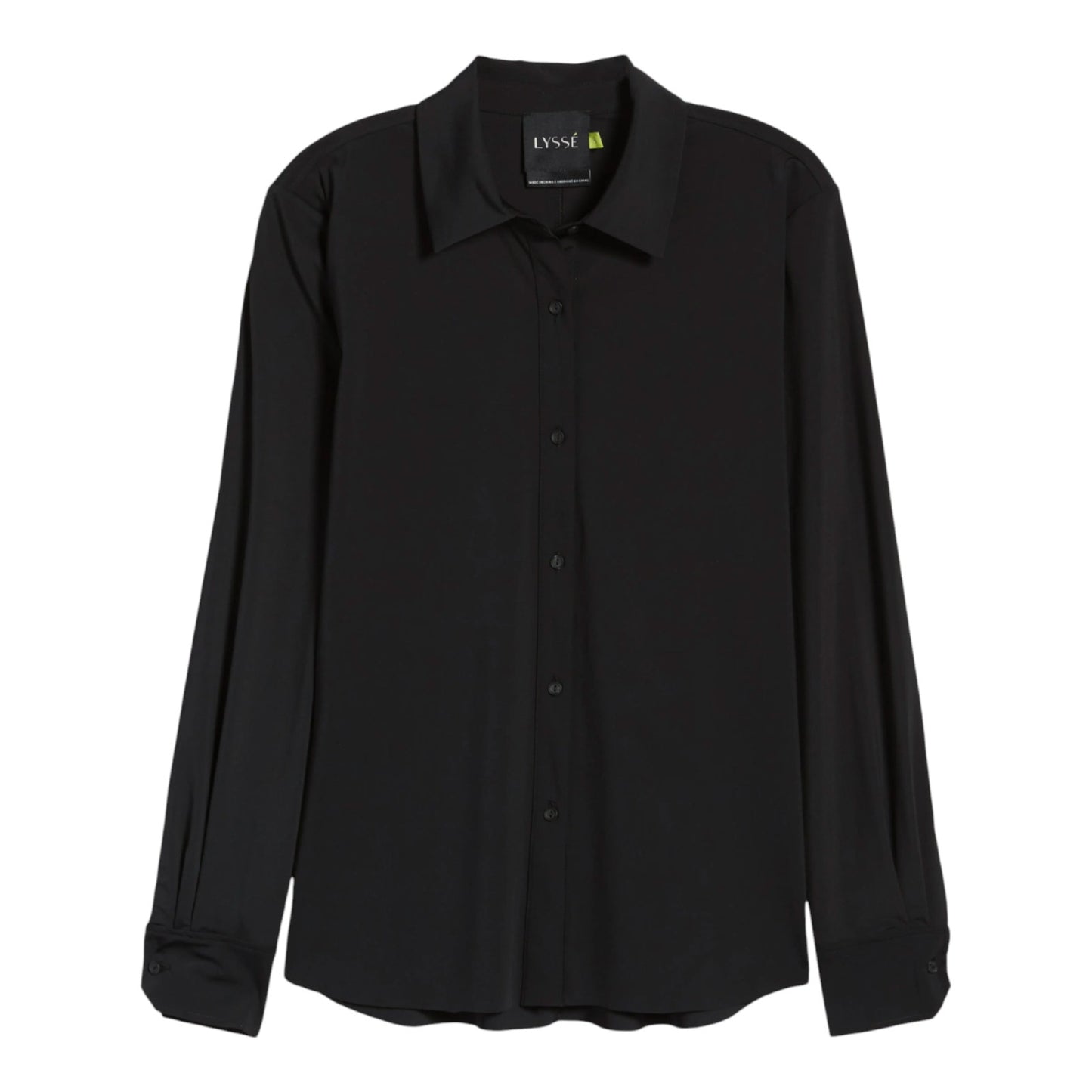LYSSE Connie Button Down Black S