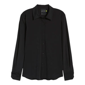 LYSSE Connie Button Down Black S