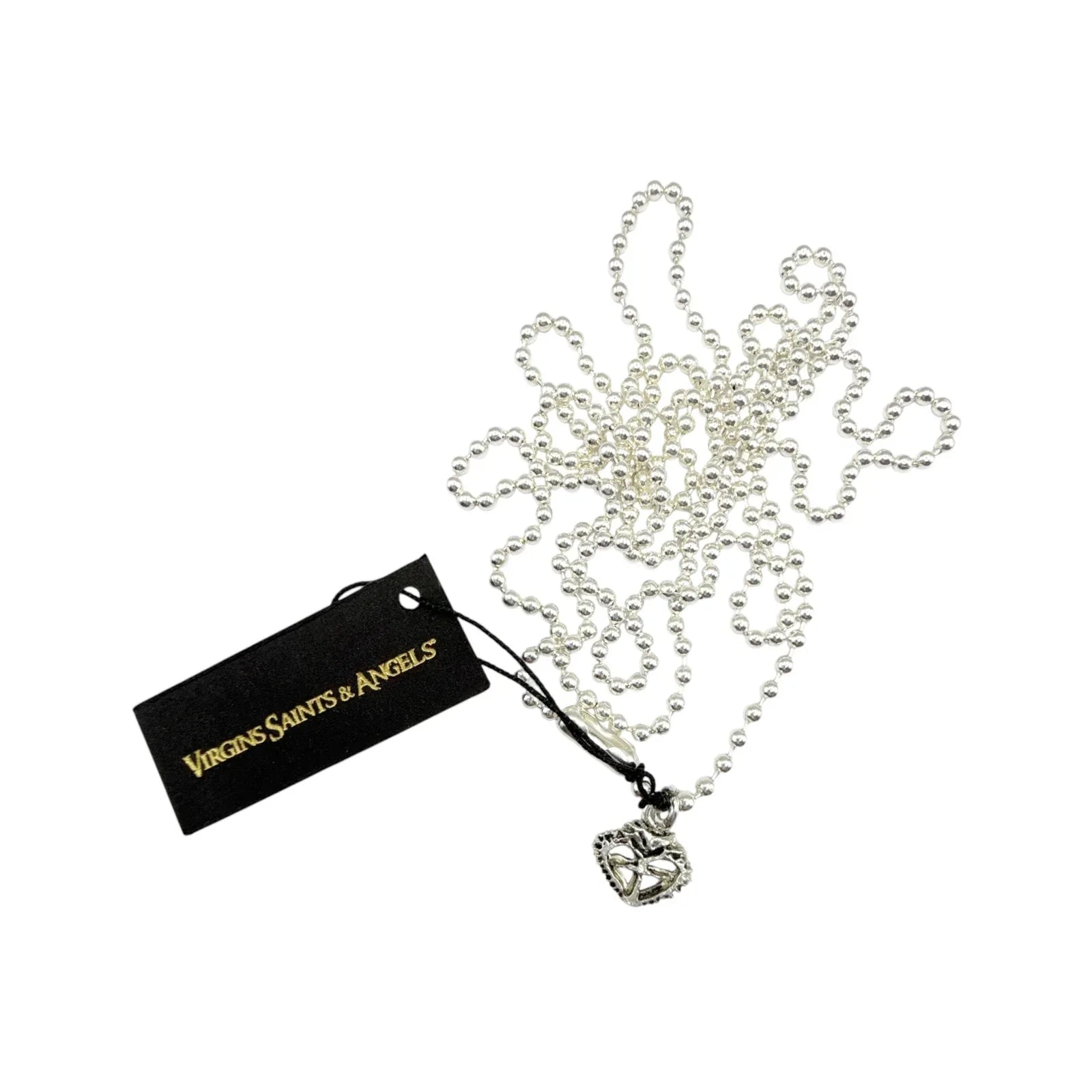VIRGINS SAINTS & ANGELS VSA Bronze Ball Chain Plated in Silver - flyKAMP
