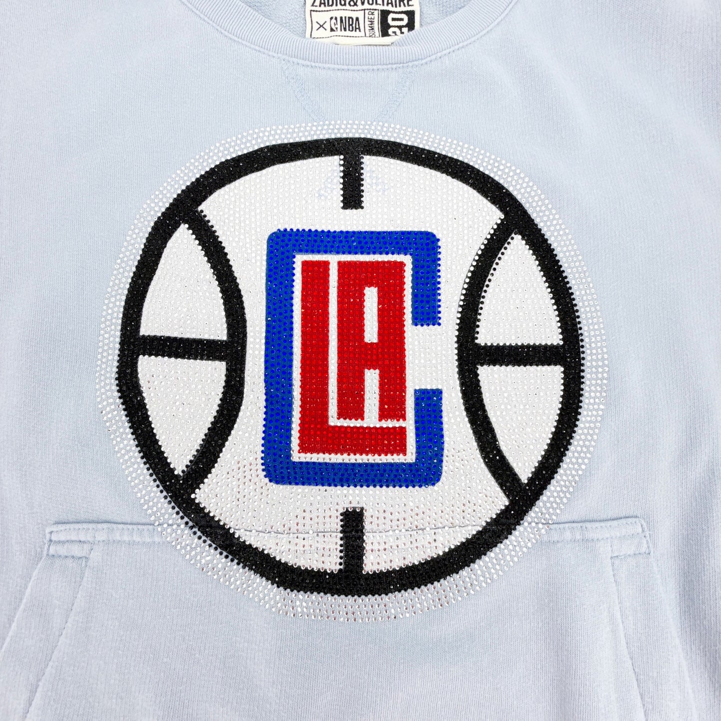 ZADIG & VOLTAIRE Kaly NBA LA Clippers Sweatshirt in Bleu S