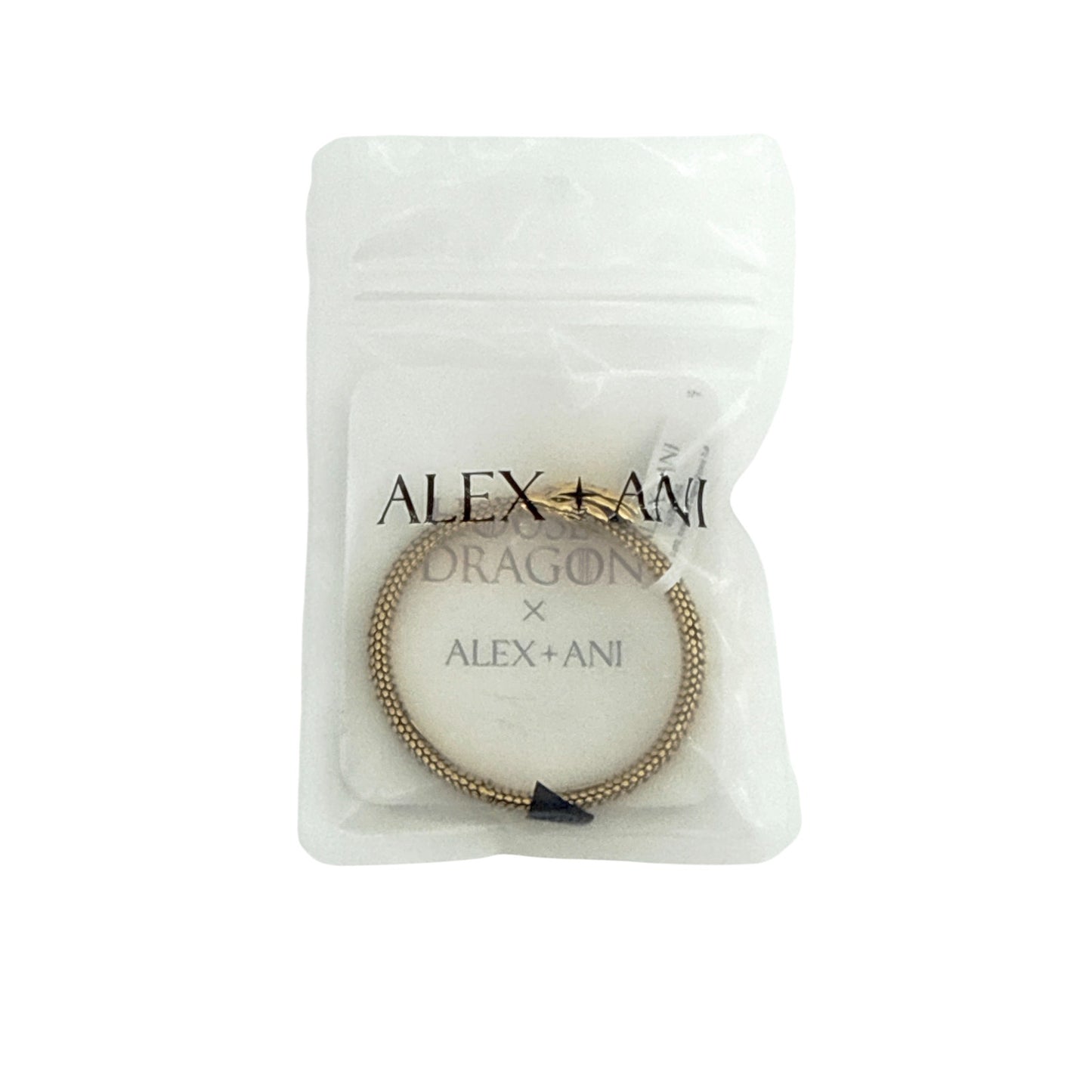 ALEX+ANI House of the Dragon™ Cuff Bracelet in Antiqued Gold