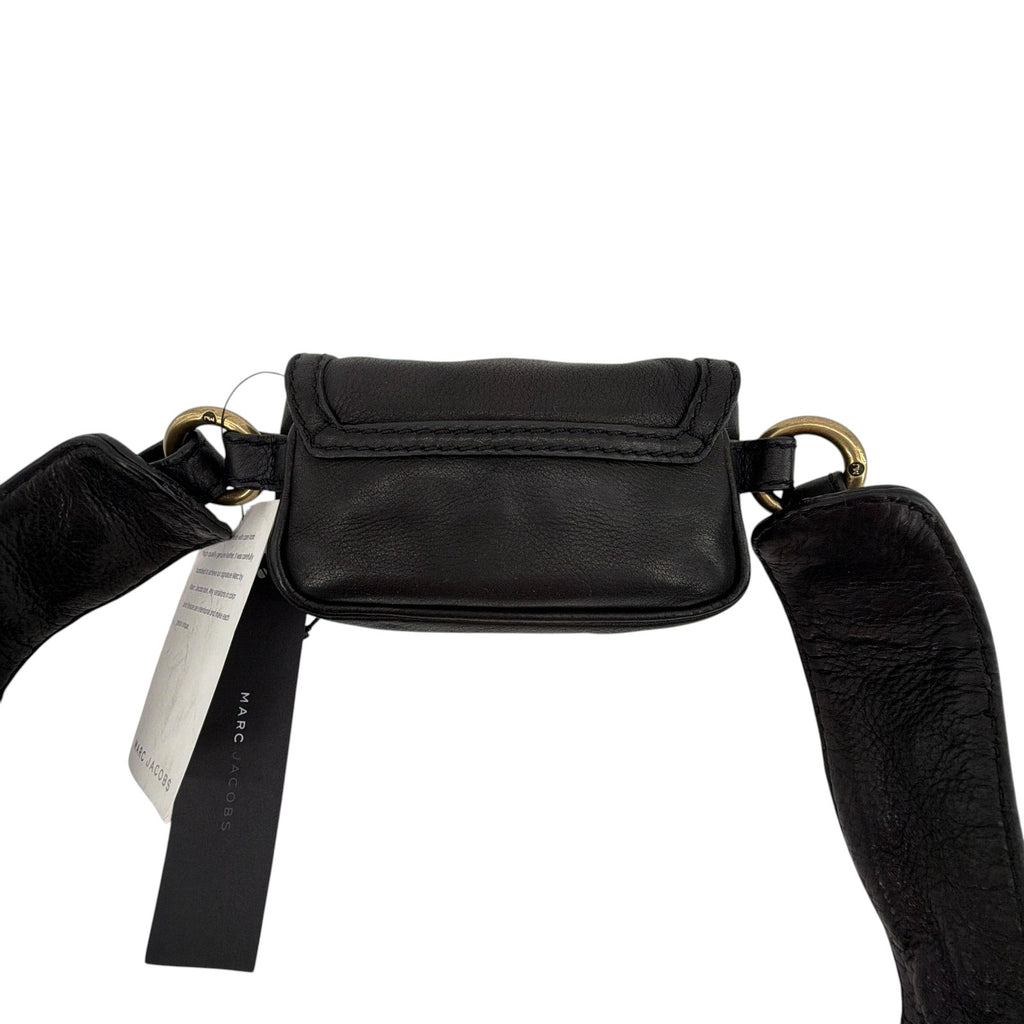 MARC JACOBS Leather Belt Bag in Black Marc Jacobs