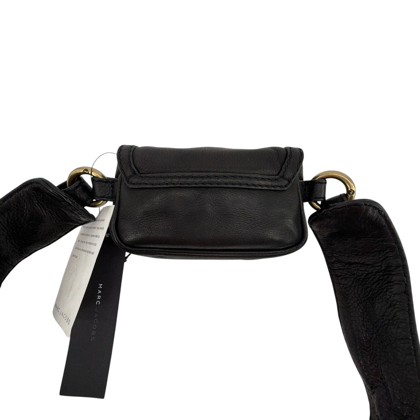 MARC JACOBS Leather Belt Bag in Black Marc Jacobs