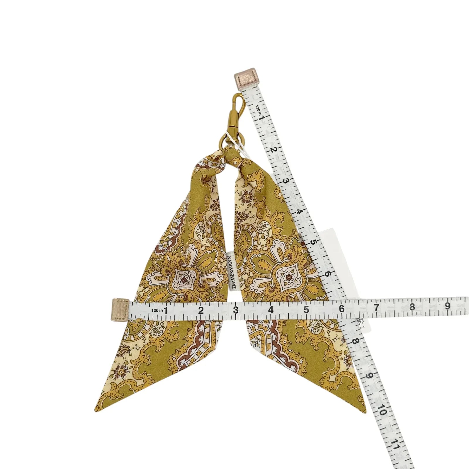 ZIMMERMANN Printed Silk Key Bag Charm - flyKAMP