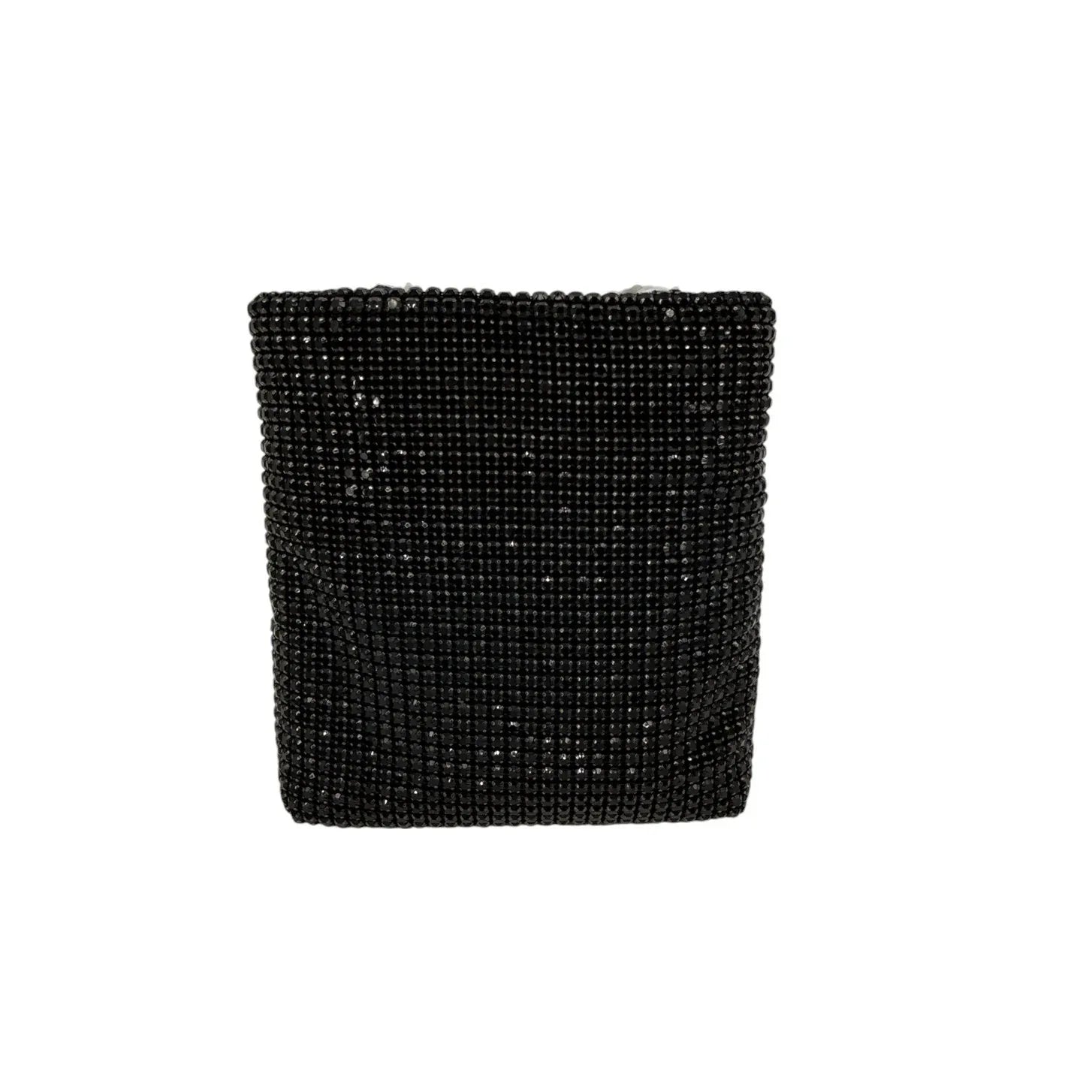 TORY BURCH Night Owl Crystal Embellished Mini Tote in Black - flyKAMP