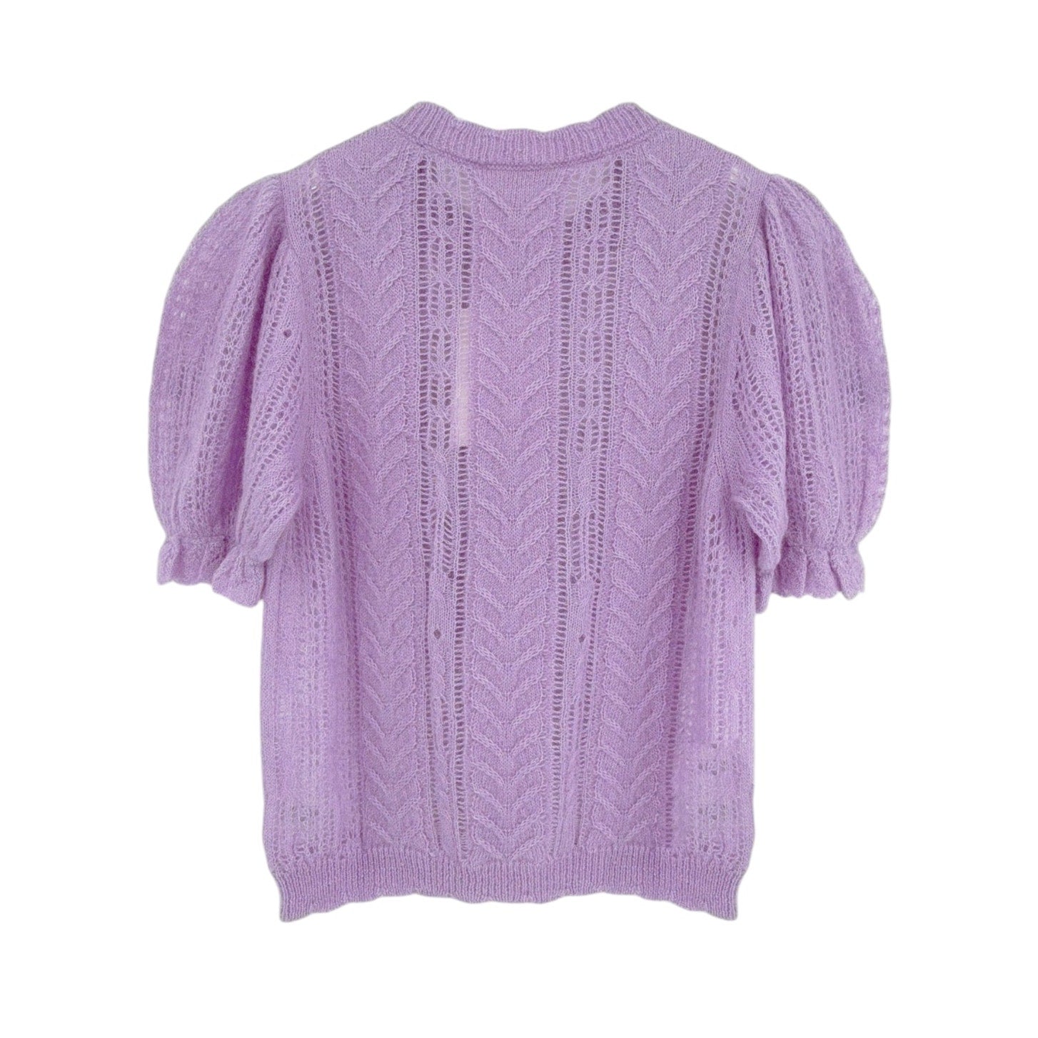 ULLA JOHNSON Mavis Alpaca Top in Lavender S Ulla Johnson
