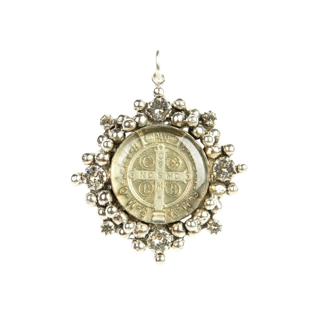 VIRGINS SAINTS & ANGELS VSA Cloister San Benito Charm in Silver - flyKAMP