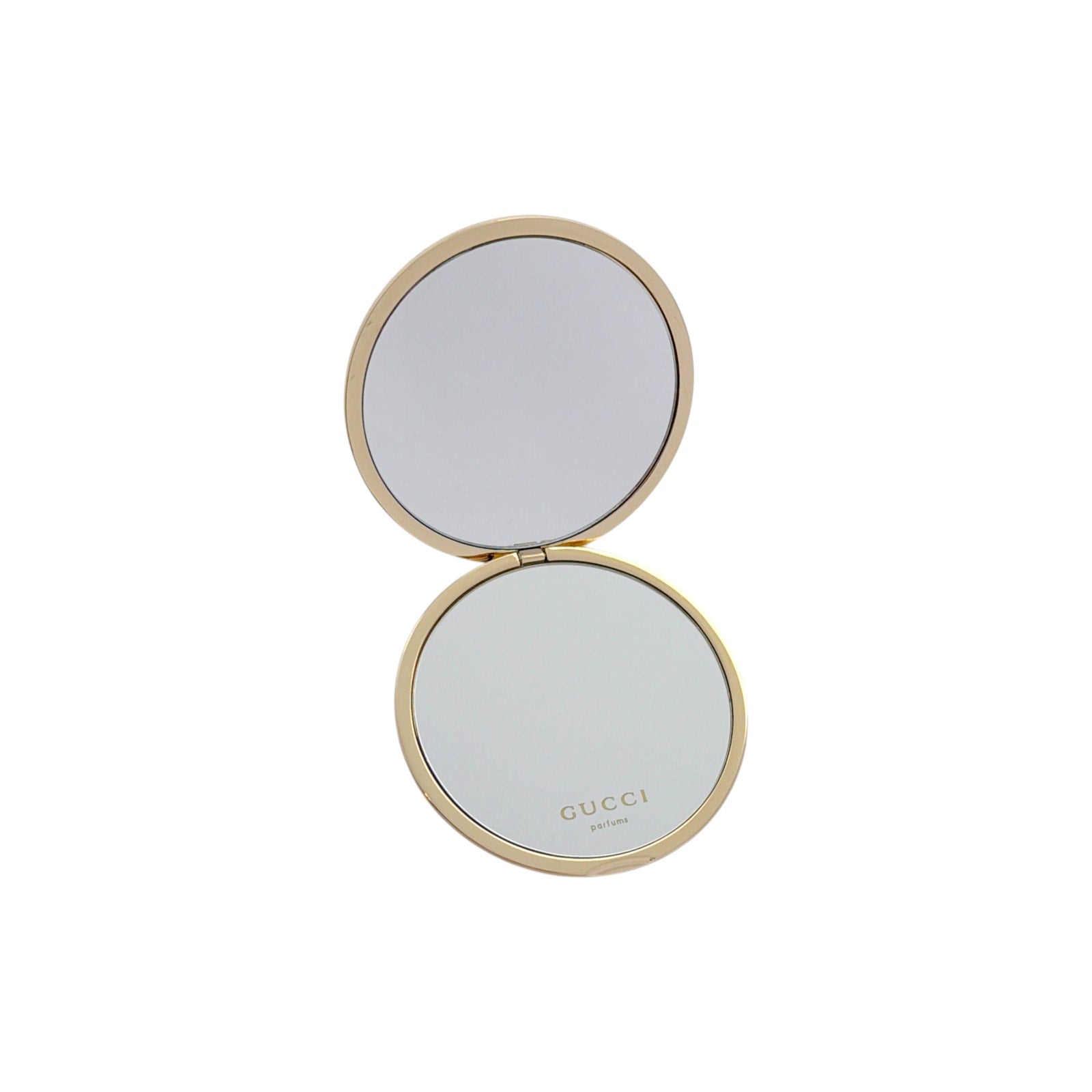 GUCCI Parfums GG Embossed Compact Double-Sided Mirror in Gold Gucci