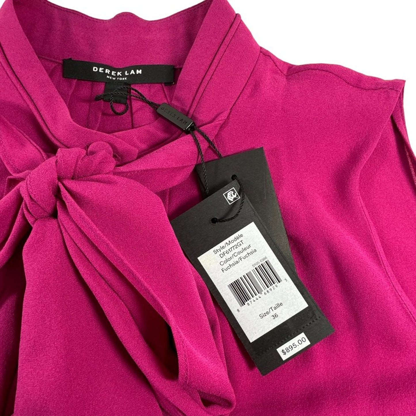 DEREK LAM Sleeveless Tie-Neck Blouse IT36